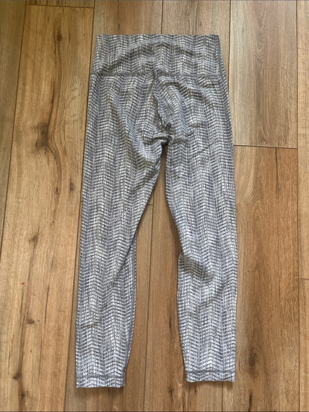 lululemon athletica Gray Patterned High-Rise Leggings